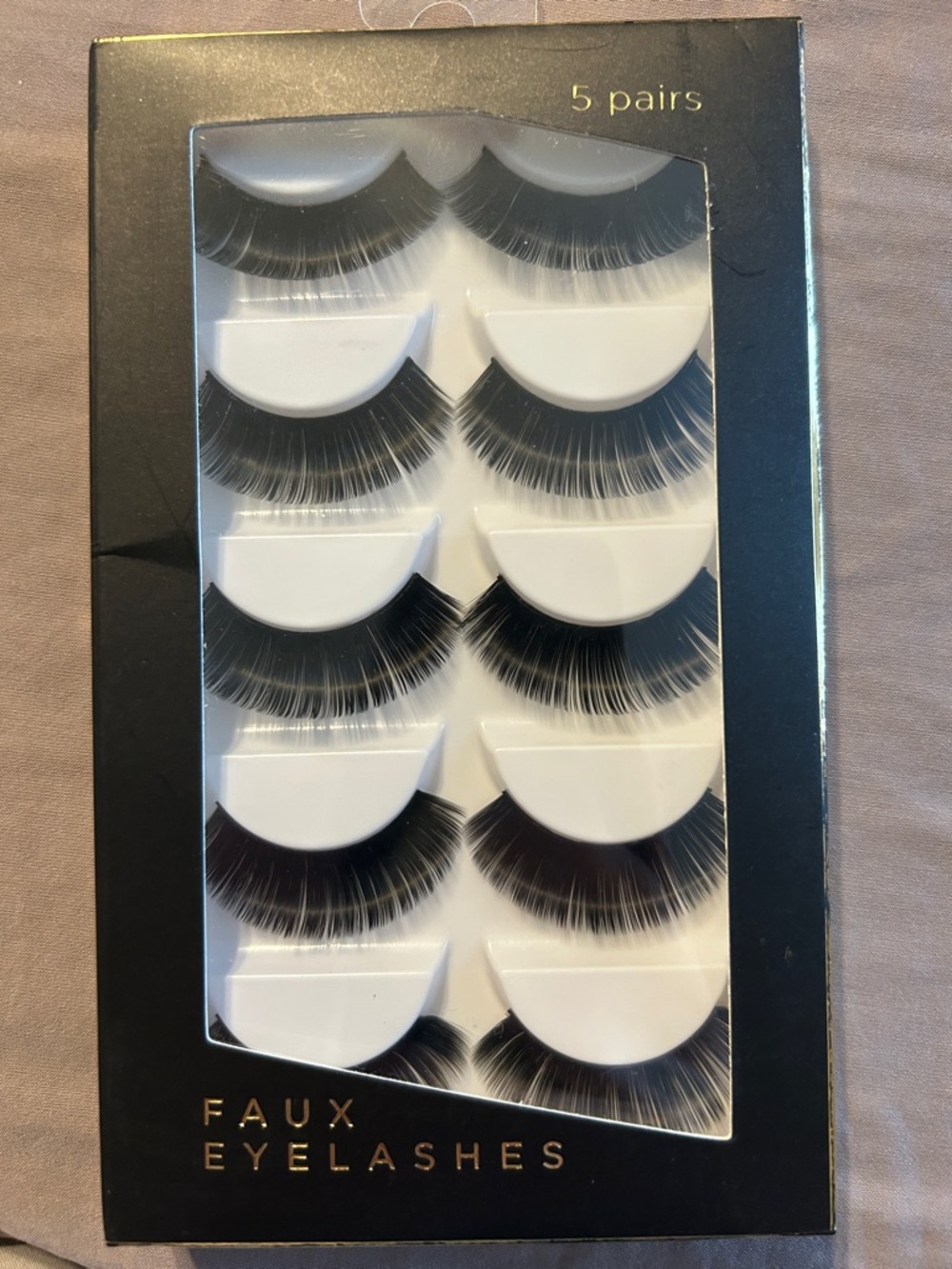 Forever 21 Black Faux Eyelashes - 5 Pairs
